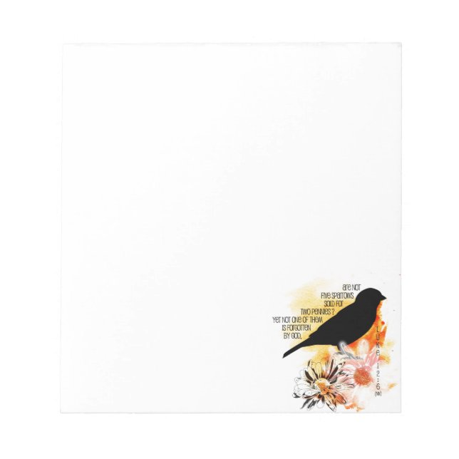 Bloco De Notas Sparrow não esquecido (Frente)