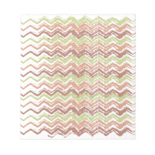 Bloco De Notas Spice Scribble Chevron ZigZag