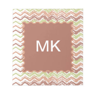 Bloco De Notas Spice Scribble Chevron ZigZag