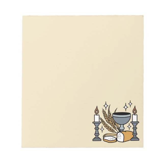 Bloco De Notas Spiritual Faith and Grace – Uplifting Christian (Frente)