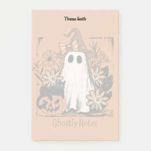 Bloco De Notas Spooky Halloween Floral Ghorest