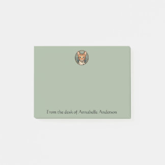 Bloco De Notas Spotted Art Nouveau Cat Personalize Notes