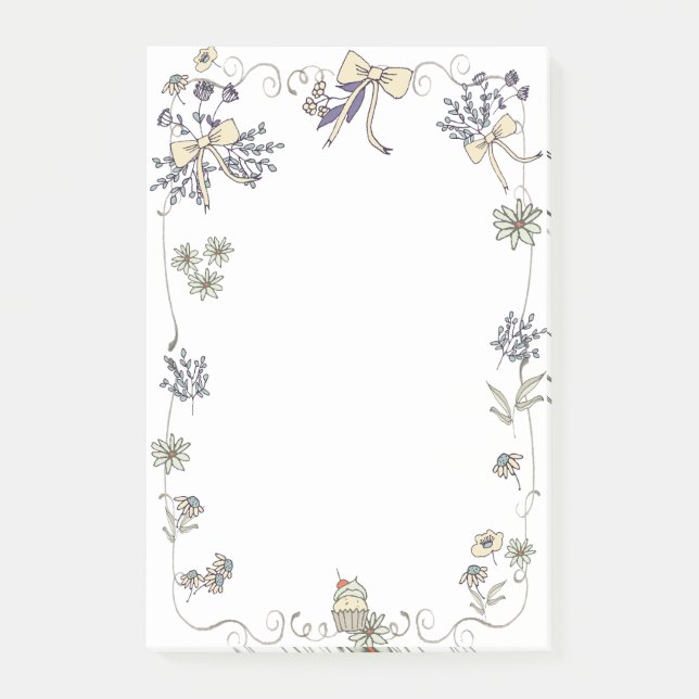 Bloco De Notas Spring Daisy Whimsy (Frente)