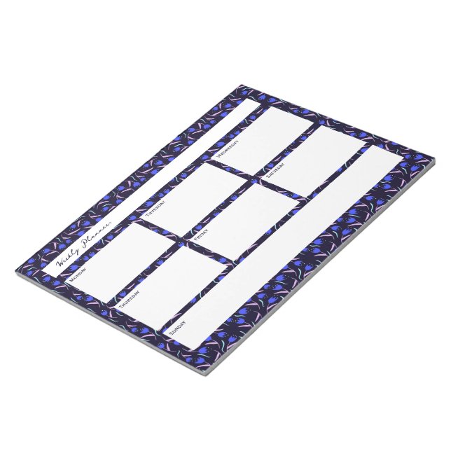 Bloco De Notas Spring Floral Pattern (Inclinado)