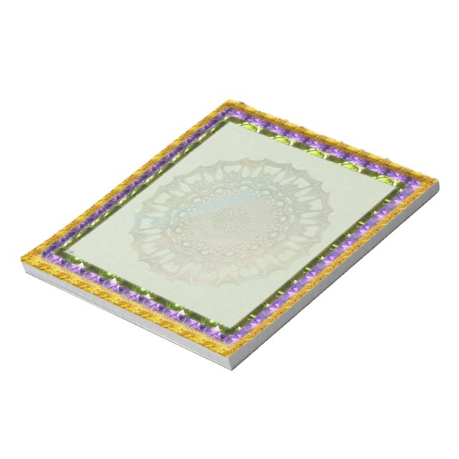 Bloco De Notas Spring Gem Mandala (Invertido)