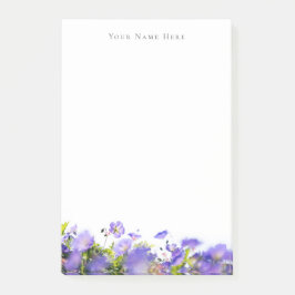 Bloco De Notas Spring wildflower customizable