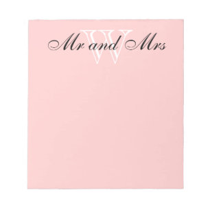 Bloco De Notas Sr. CHIQUE do "" de NOTEPAD_ e Sra. de" ROSA