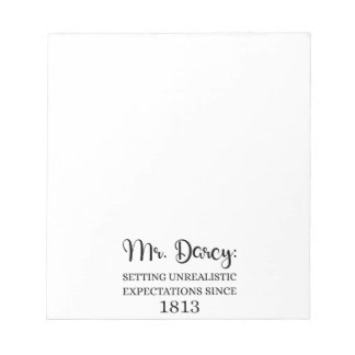 Bloco De Notas Sr. Darcy: Expectativas Irrealistas Desde 1813 I