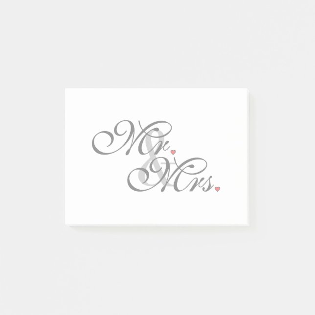 Bloco De Notas Sr. e Sra. Marido Esposam Sua Nova Semana (Frente)