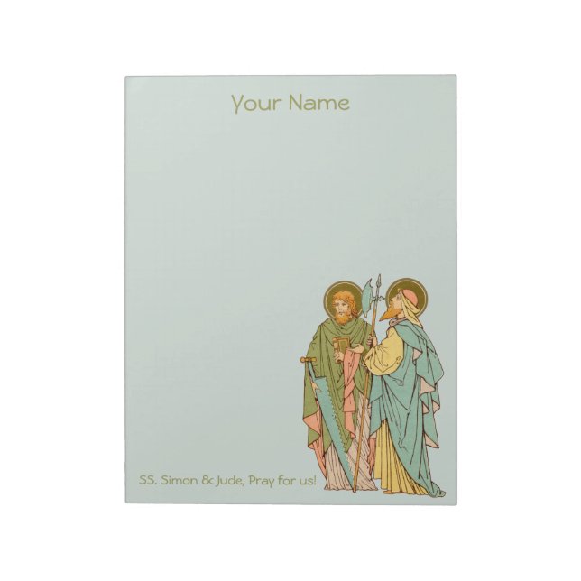 Bloco De Notas SS. Simon & Jude Thaddeus (RLS 16) 8,5"x11" (Invertido)