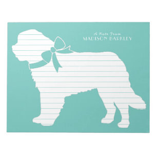 Bloco De Notas St. Bernard Dog Puppy