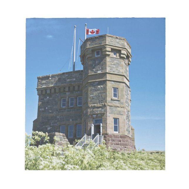 Bloco De Notas St. John's, Terra Nova, Canadá, Cabot Tower, (Frente)