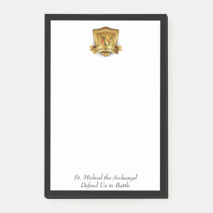 Bloco De Notas St Michael o católico tradicional do arcanjo