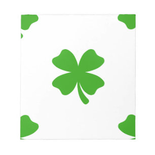 Bloco De Notas st patricks clover emoji