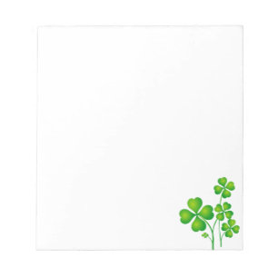 Bloco De Notas St. Patrick's Day Clover + your ideas