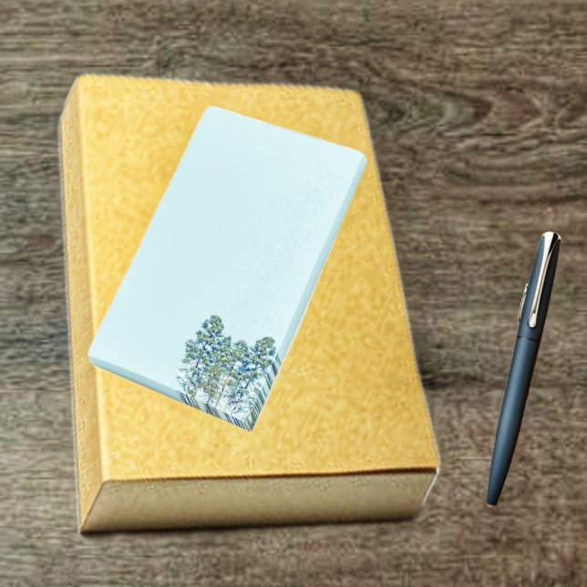 Bloco De Notas Stand Of Trees (Stand Of Trees Post-It-Notes is an unusual, yet charming way to post notes!)
