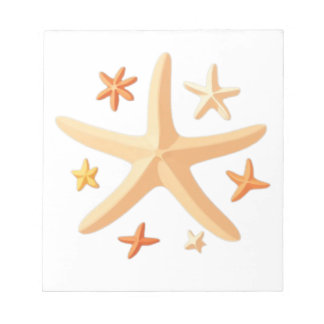 Bloco De Notas Starfish and the Small Ones