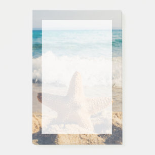 Bloco De Notas Starfish em uma fotografia de Sandy Beach