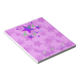Bloco De Notas Starlight Lullaby Roxo