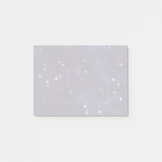 Bloco De Notas Starry Night Sky Grid (Frente)