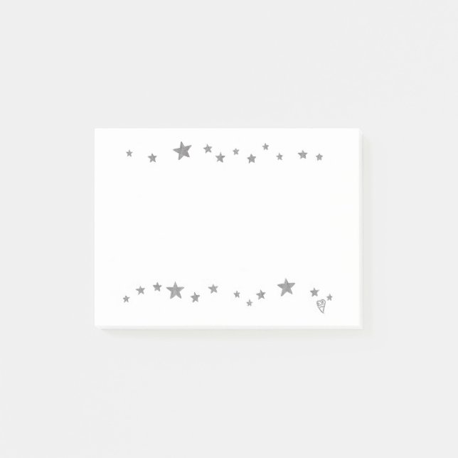Bloco De Notas Stars Livres Postam Notas (Frente)