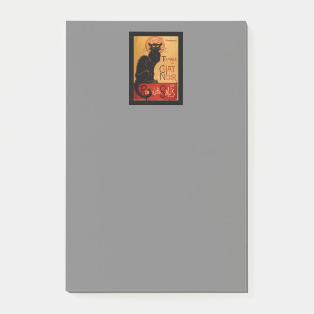 Bloco De Notas Steinlen's Le Chat Noir (Frente)