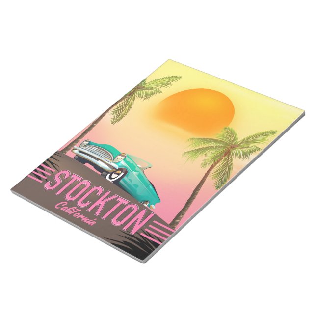 Bloco De Notas Stockton California EUA (Inclinado)