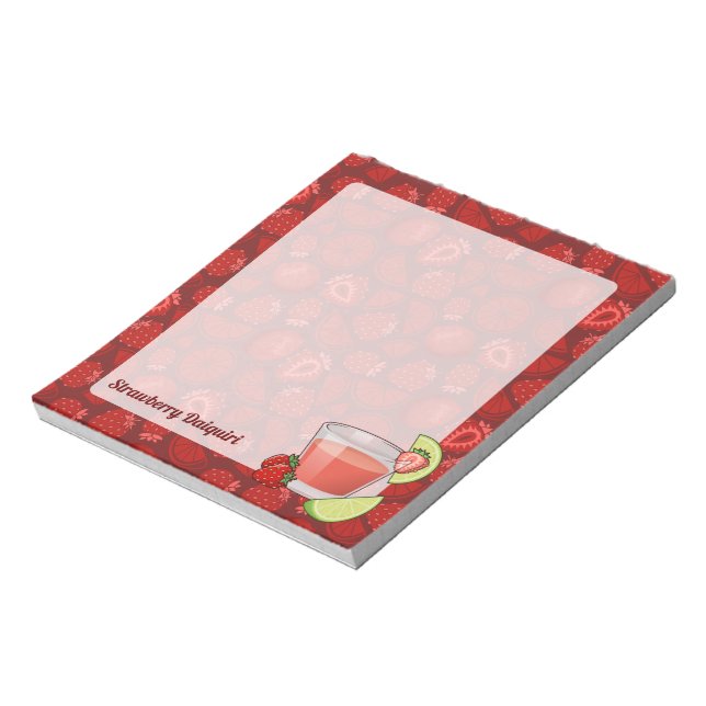 Bloco De Notas Strawberry Daiquiri Notepad (Invertido)
