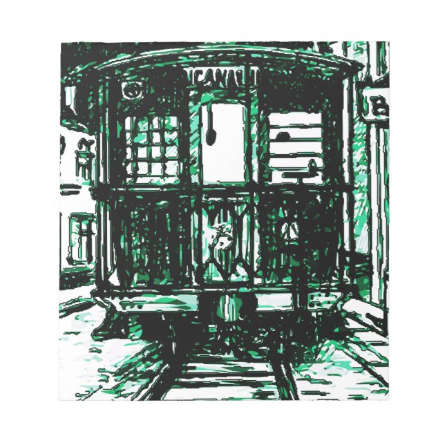 Bloco De Notas Streetcar Em Nova Orleans (Frente)
