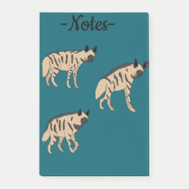 Bloco De Notas Striped Hyenas
