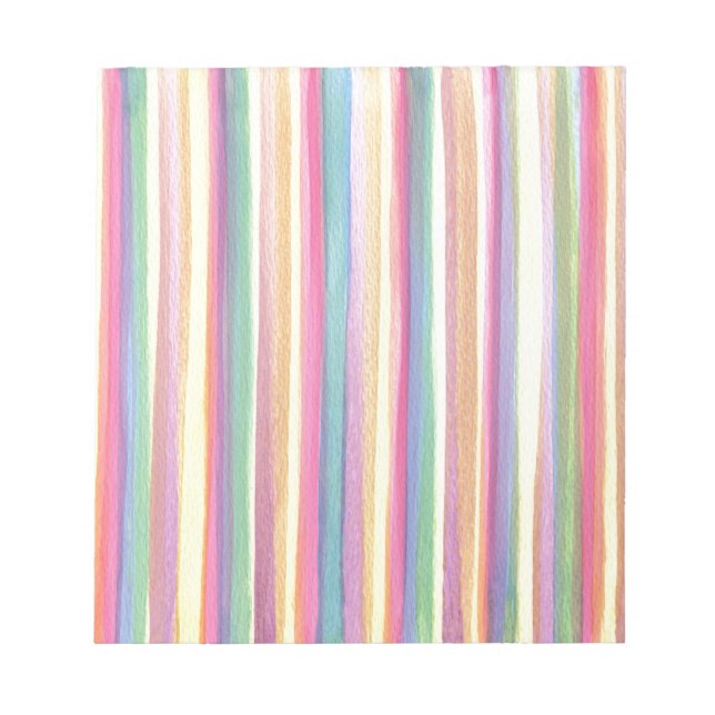 Bloco De Notas Stripes de Aquarela (Frente)