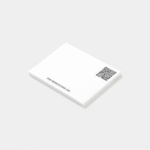 Bloco De Notas Sua empresa de texto personalizado de código QR Po