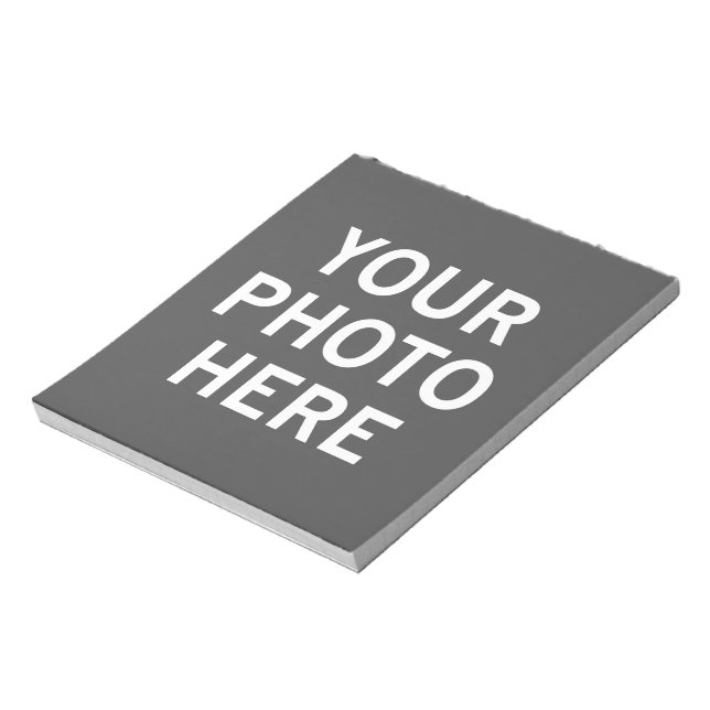 Bloco De Notas Sua Foto Aqui (Invertido)