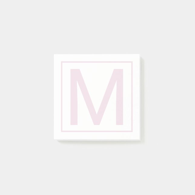 Bloco De Notas Sua inicial | Em bloco (Frente)