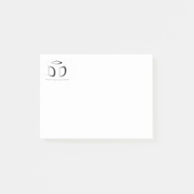 Bloco De Notas Suas Cargo--Notas do logotipo da empresa (Frente)