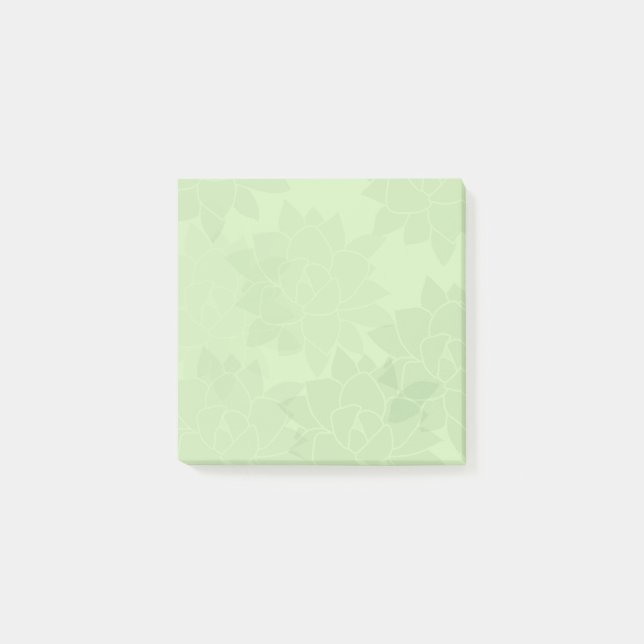 Bloco De Notas Succulents Post-It Notes (Frente)