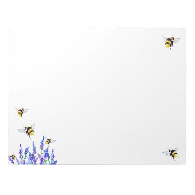 Bloco De Notas Summer Bees Notepad (Frente)