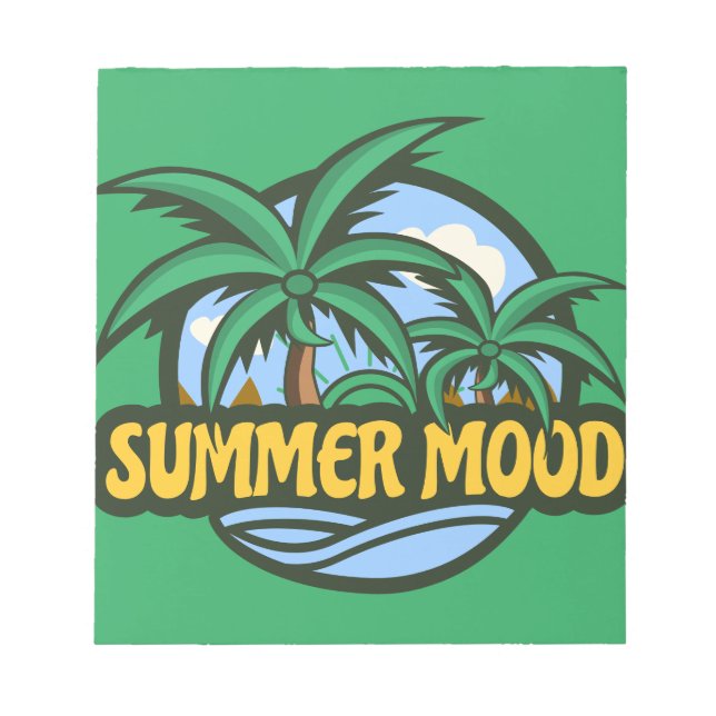 Bloco De Notas Summer Mood (Frente)