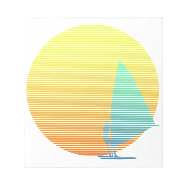Bloco De Notas Summer Windsurfer (Frente)