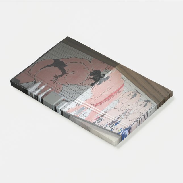 Bloco De Notas Sumo Mural Wall Art (Inclinado)