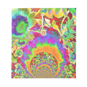 Bloco De Notas Sunflower Fields Forever - laranja