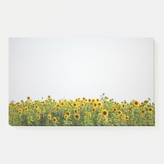 Bloco De Notas Sunflowers in a Field