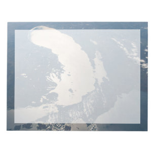 Bloco De Notas Sunglint Beams Do Lago Michigan