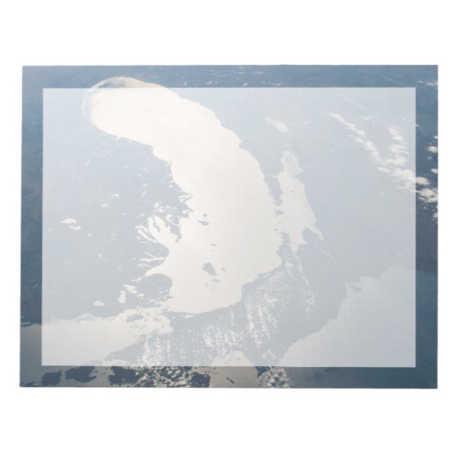 Bloco De Notas Sunglint Beams Do Lago Michigan (Frente)
