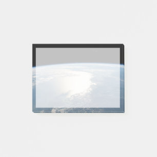 Bloco De Notas Sunglint Reflete No Golfo Do México