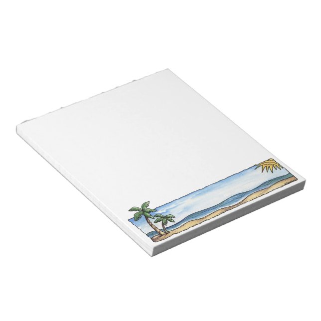 Bloco De Notas Sunny Beach - Notepad (Inclinado)