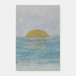 Bloco De Notas Sunny Ocean Watercolor Posta Notas