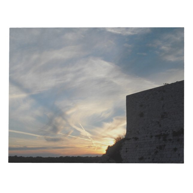 Bloco De Notas Sunset croata (Frente)