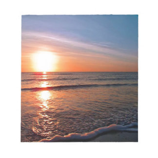 Bloco De Notas Sunset On Water