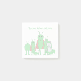Bloco De Notas Super Alien Movie Full Character Post-it® Notes
